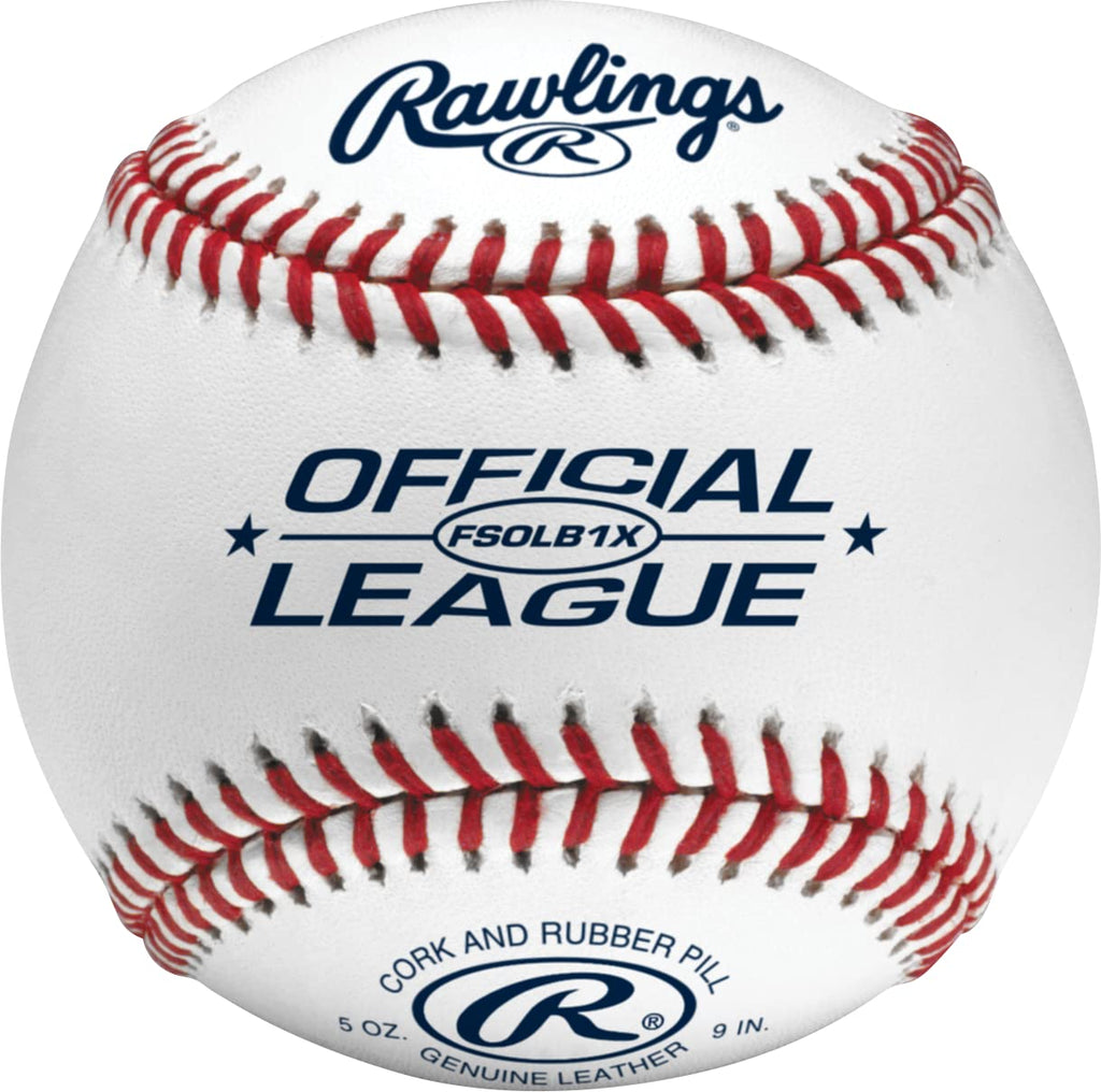 Rawlings Flat-Seam Practice Baseballs – 12 Pack