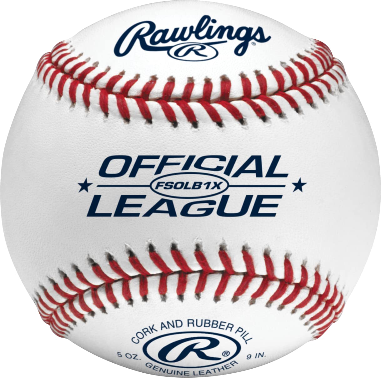 Rawlings Flat-Seam Practice Baseballs – 12 Pack