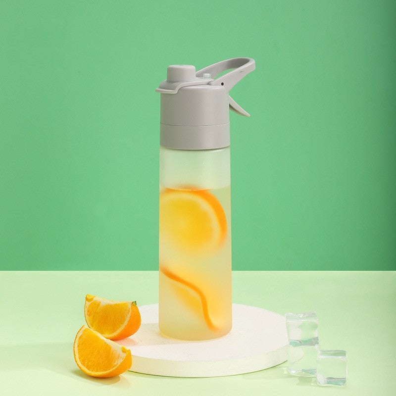 Misting water bottle for baseball game days