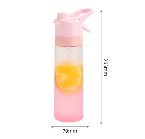 650ml misting sports water bottle for tournament cooling and hydration